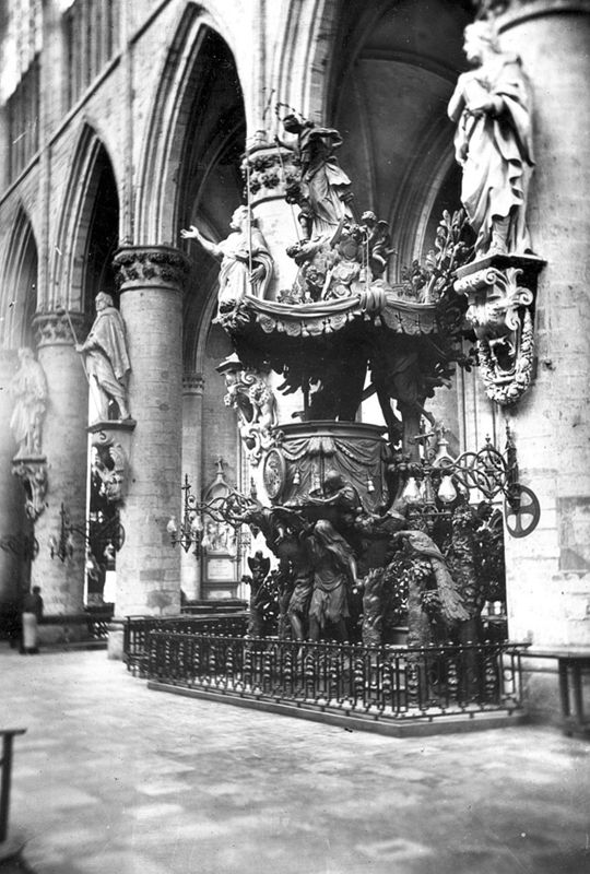 chaire de vérité / Cathédrale des Saints Michel et Gudule[Bruxelles]