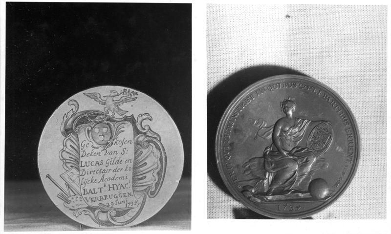 Eremedaille voor Balthazar Hyacintus Verbruggen