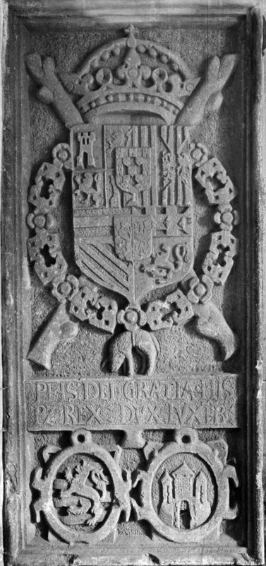 Blason de Philippe II d'Espagne, du duché de Luxembourg et de la ville de Marche