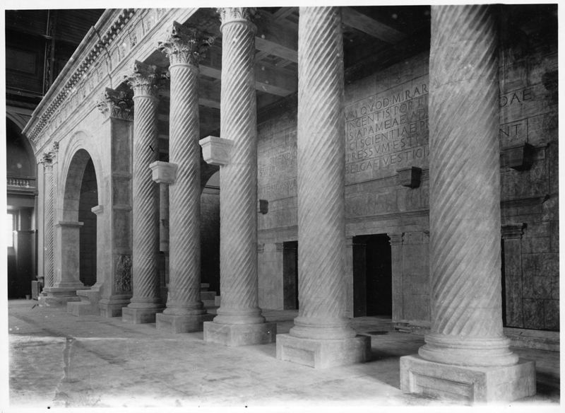 Apamée/Apamea: reconstitution du portique de la Grande Colonnade (détruit en 1946)