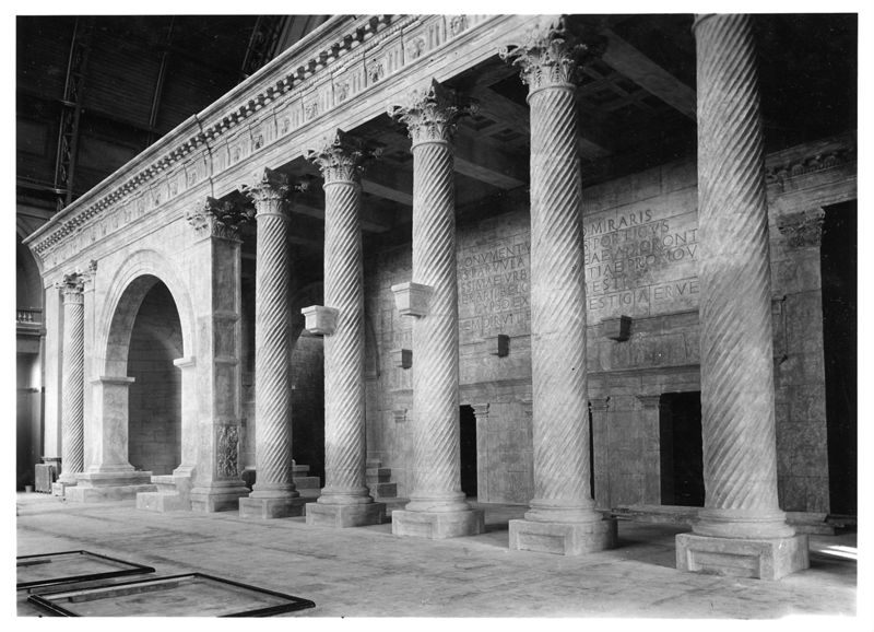 Apamée/Apamea: reconstitution du portique de la Grande Colonnade (détruit en 1946)