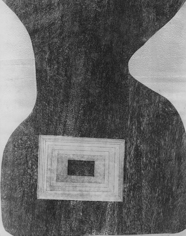 Gravure rectangle rouge