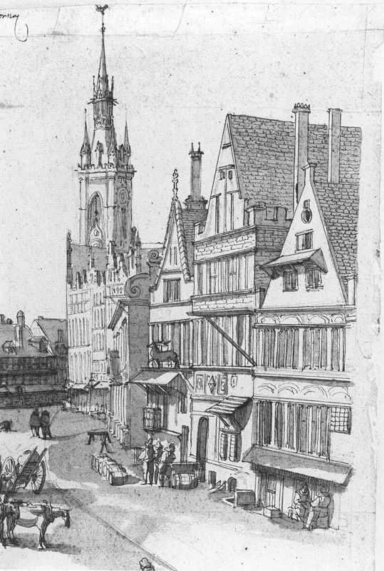 De Grote Markt te Doornik