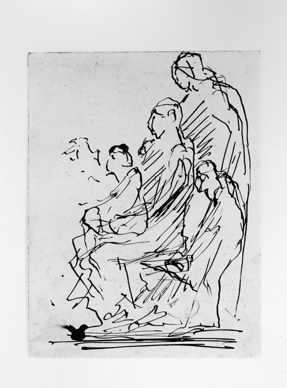 Studie voor "La famille"