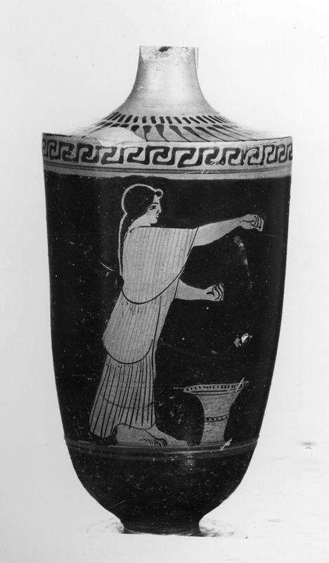 lécythe à figures rouges