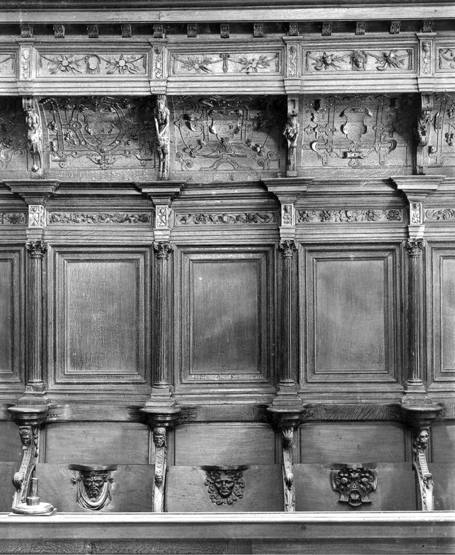 Stalles du choeur des dames (ouest)