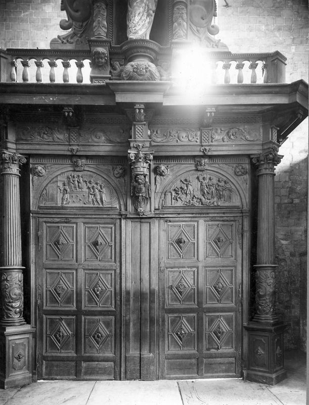 tambour de porte / Kerk Sint-Niklaas[Diksmuide]
