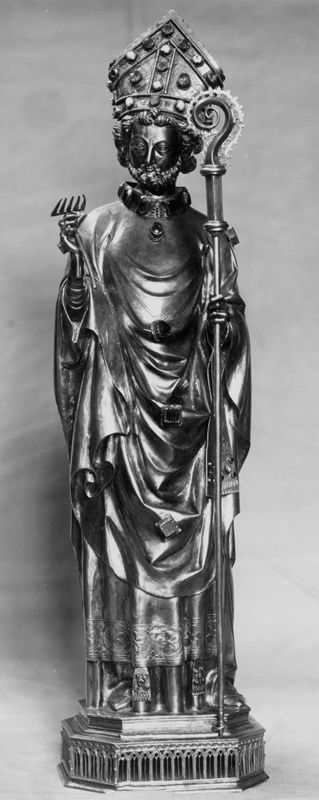 Statue-reliquaire de saint Blaise