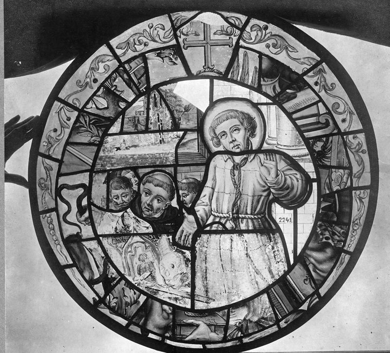 Saint martyr en contemplation