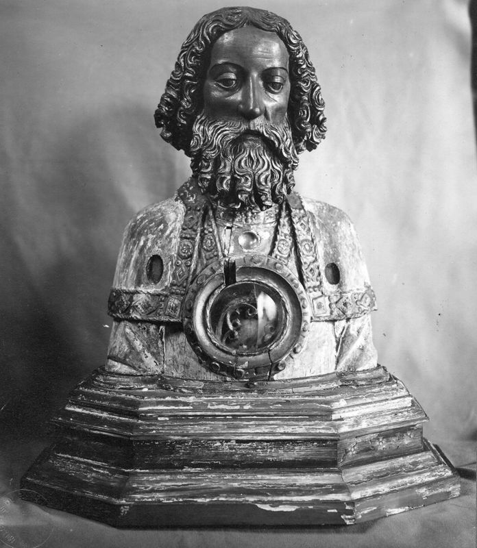 Buste-reliquaire de Saint Barthélemy