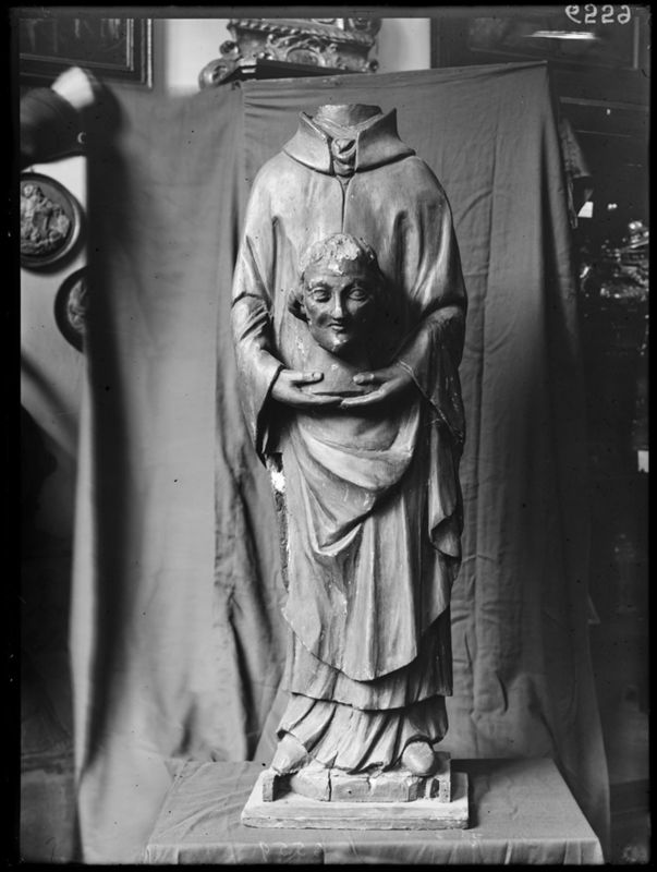 Saint Aubain céphalophore (Alban de Mayence)