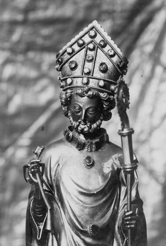 Statue-reliquaire de saint Blaise