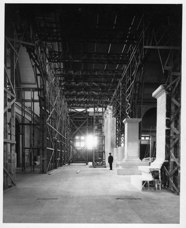 Apamée/Apamea: reconstitution du portique de la Grande Colonnade (détruit en 1946)