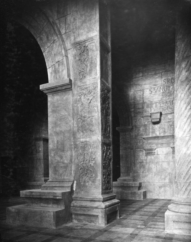 Apamée/Apamea: reconstitution du portique de la Grande Colonnade (détruit en 1946)