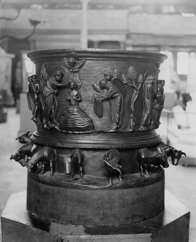 Fonts baptismaux de l'église Saint-Barthélémy de Liège