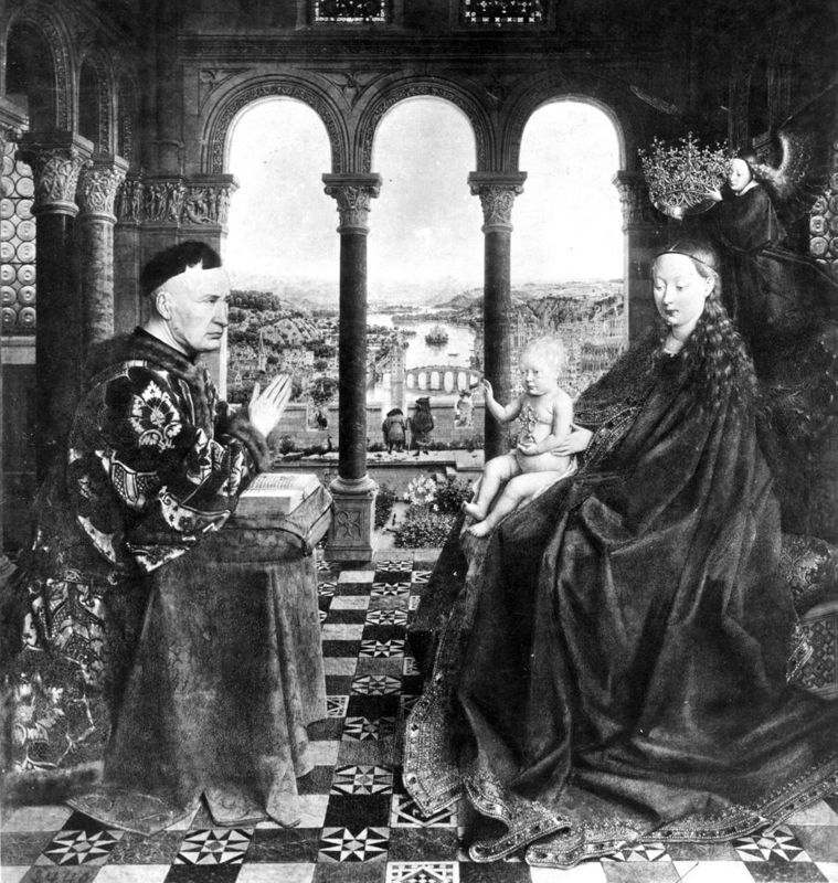 Vierge à l'Enfant avec le Chancelier Rolin