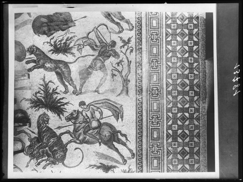 Apamée: grande mosaïque de chasse du Triclinos - Apamea: het grote jachtmozaïek