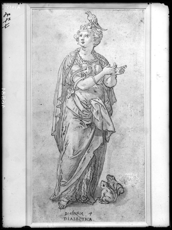 Allegorische voorstelling: Dialectiek (Dialectica)