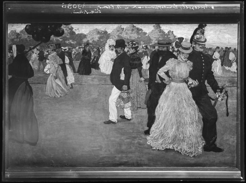 La promenade du dimanche à Saint-Cloud