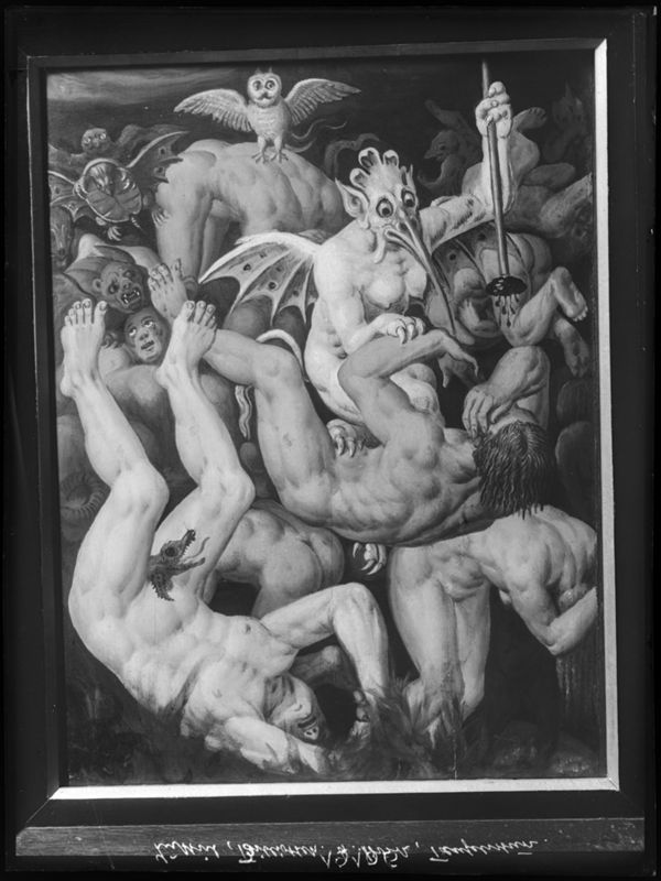 Damnés précipités en enfer