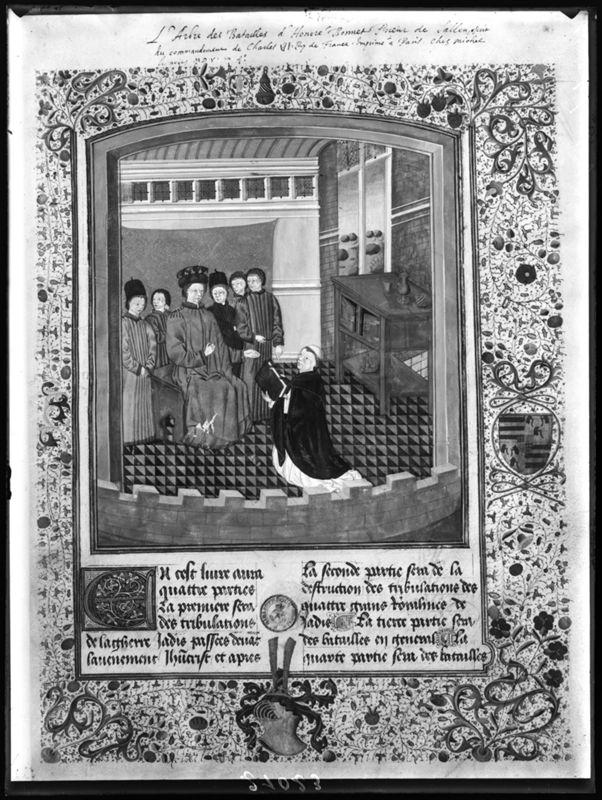 Honoré Bovet, Arbre des batailles; Christine de Pizan, Livre des faits d'armes et de chevalerie; Ordonnance de Philippe le Bel sur le duel judiciaire