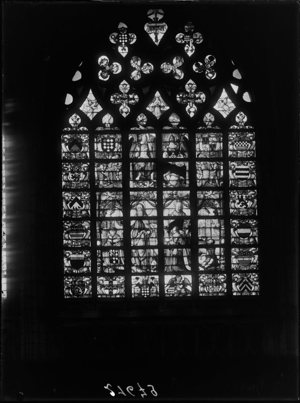 Sainte Trinité, les donateurs Antoine de Lalaing et ...