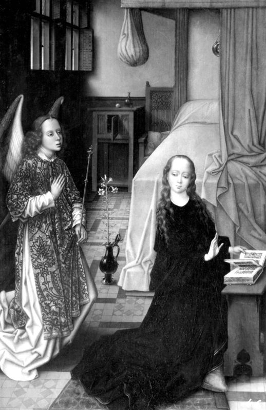 Annonciation et Présentation au temple (fragments du Triptyque de l'Adoration des mages)