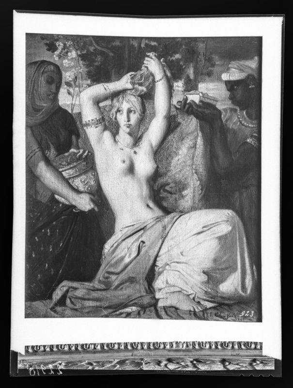Esther se parant pour être présentée au roi Assuérus
La toilette d'Esther