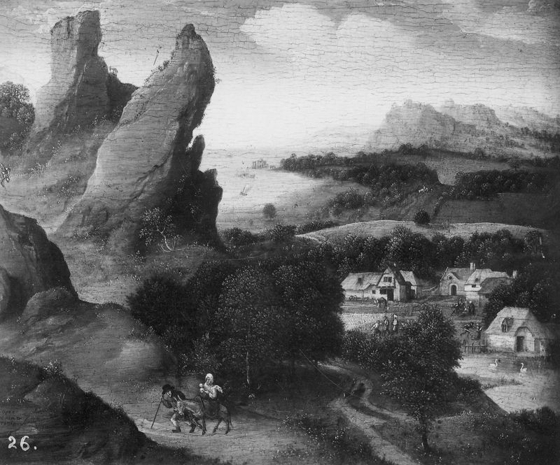 Landschap met de Vlucht naar Egypte