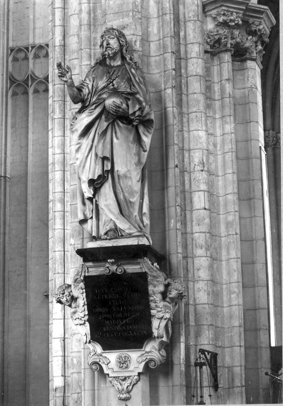 Christus Zaligmaker draagt de wereldbol (Salvator Mundi)