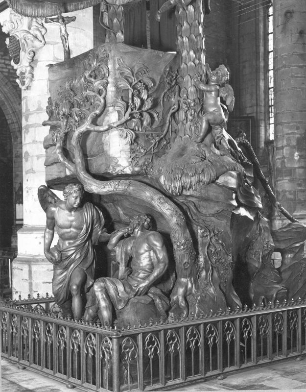 chaire de vérité / Eglise Notre-Dame de la Chapelle[Bruxelles]