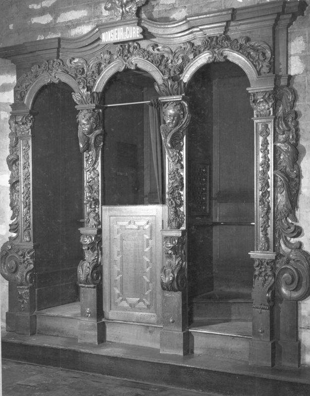 confessionnal / Eglise Notre-Dame de la Chapelle[Bruxelles]