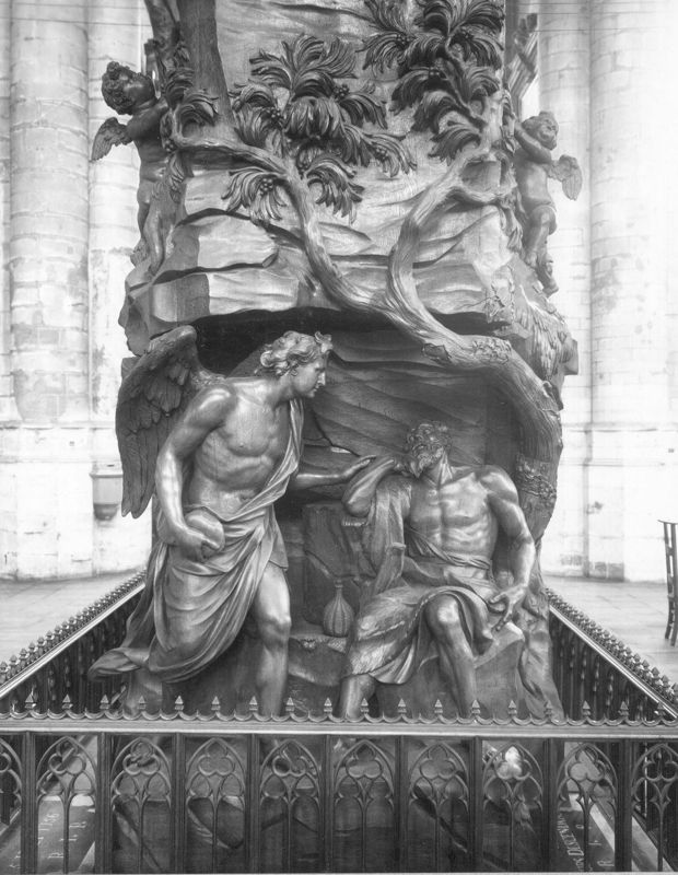 chaire de vérité / Eglise Notre-Dame de la Chapelle[Bruxelles]