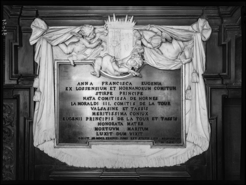 Grafmonument van Anna Francisca Eugenia de Hornes