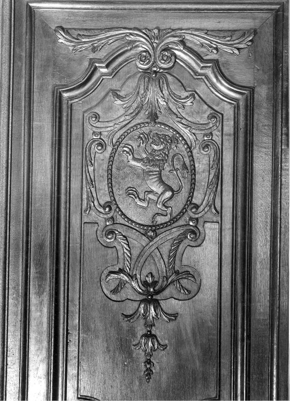 porte à deux battants / Château Porte d'Ardenne (Poswick)