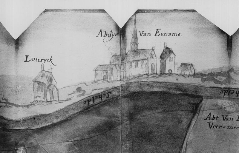 carte topographique / Onze-Lieve-Vrouwehospitaal[Oudenaarde]