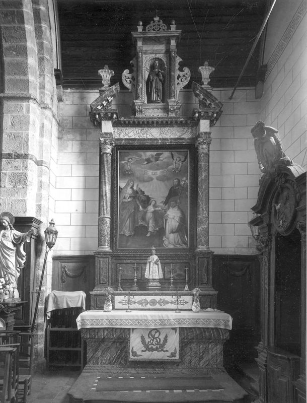 autel latéral / Kerk O.L.Vrouw[Sint-Martens-Latem]