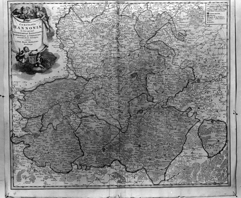 Carte du comté de Hainaut