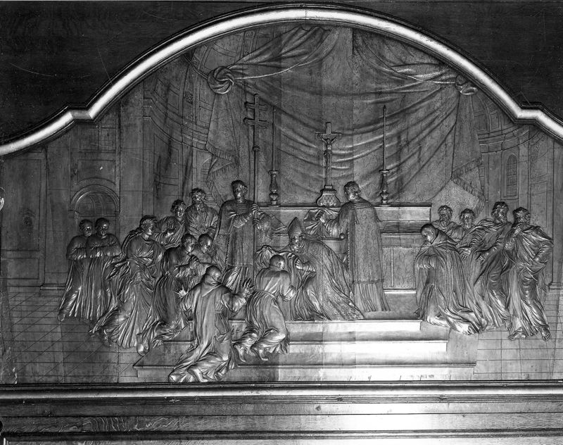 Saint Hughes de Grenoble présidant à la prise d'habit de saint Bruno