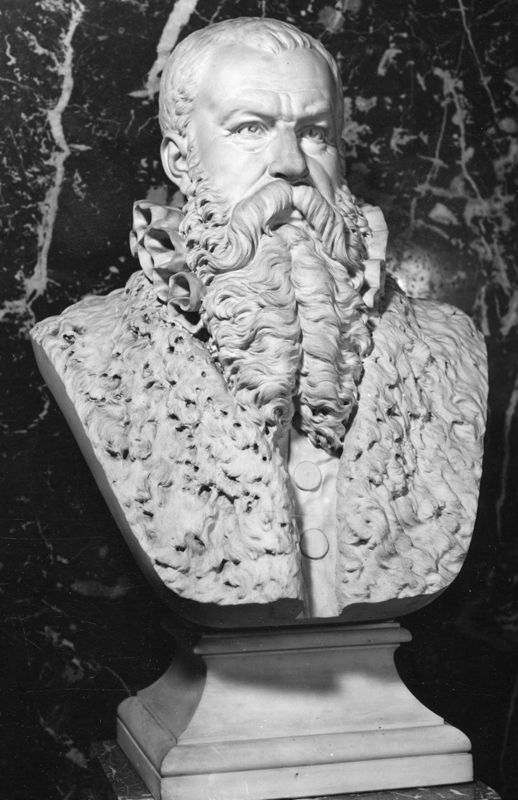 Buste de Rembert Dodoens, dit Dodonée, médecin et botaniste (1518-1585)