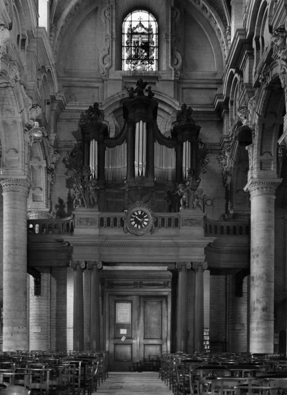 jubé[tribune d'orgues] / Eglise Saint-Jean-Baptiste au Béguinage[Bruxelles]