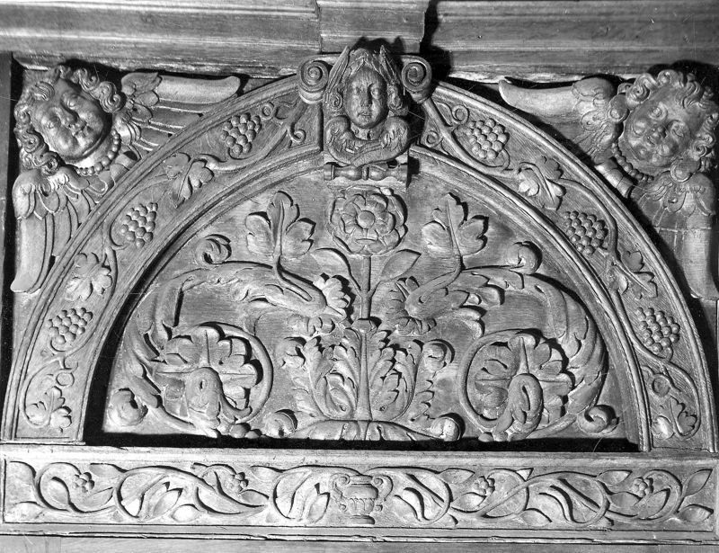 tambour de porte / Eglise Saint-Antoine[Liège]