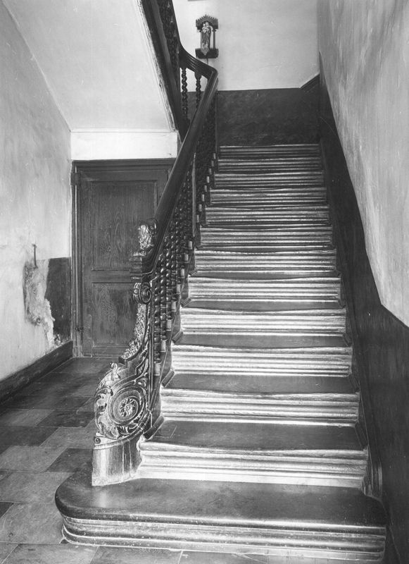 escalier / Abbaye Notre-Dame du Vivier