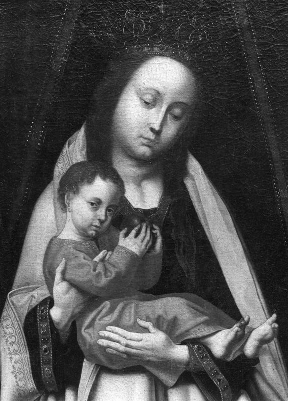 Staande Madonna met kind