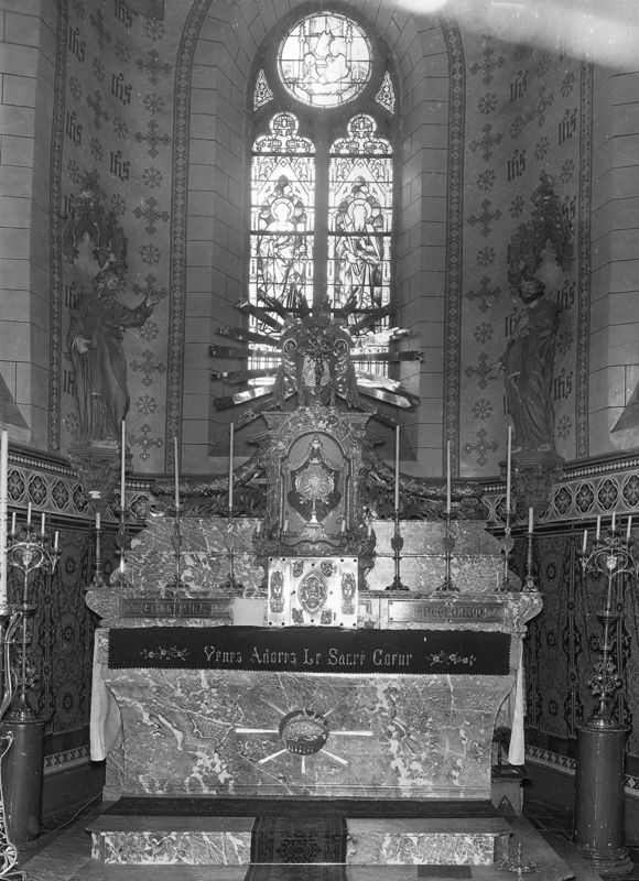 autel à retable / Eglise Notre-Dame[Dieupart]