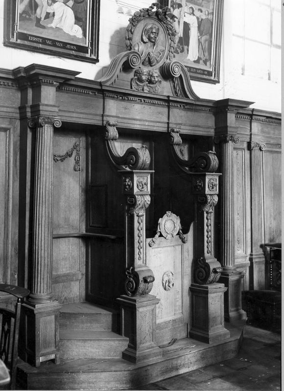 confessionnal / Kerk O.L.Vrouw[Merchtem]