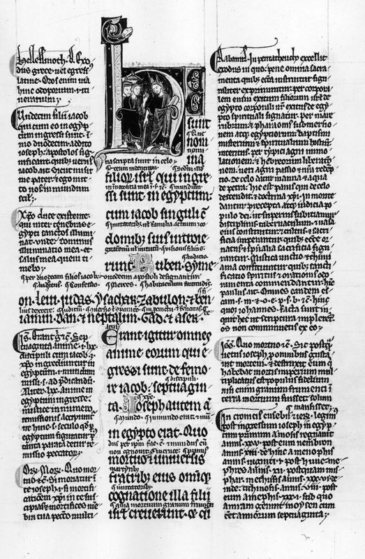 Bijbel met Glossa ordinaria: Genesis en Exodus