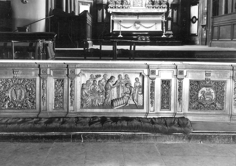 banc de communion / Kerk O.L.Vrouw van Sint-Leodegarius[Bornem]