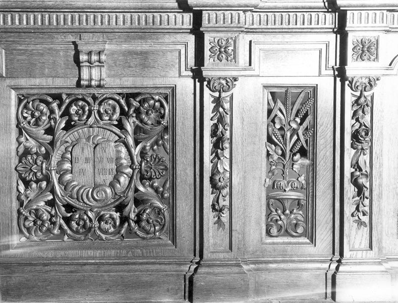 banc de communion / Kerk O.L.Vrouw van Sint-Leodegarius[Bornem]