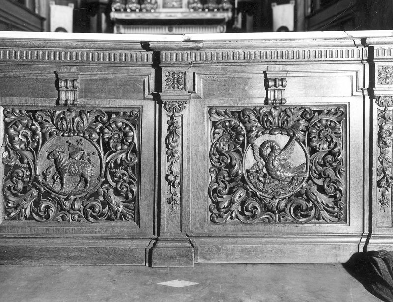 banc de communion / Kerk O.L.Vrouw van Sint-Leodegarius[Bornem]